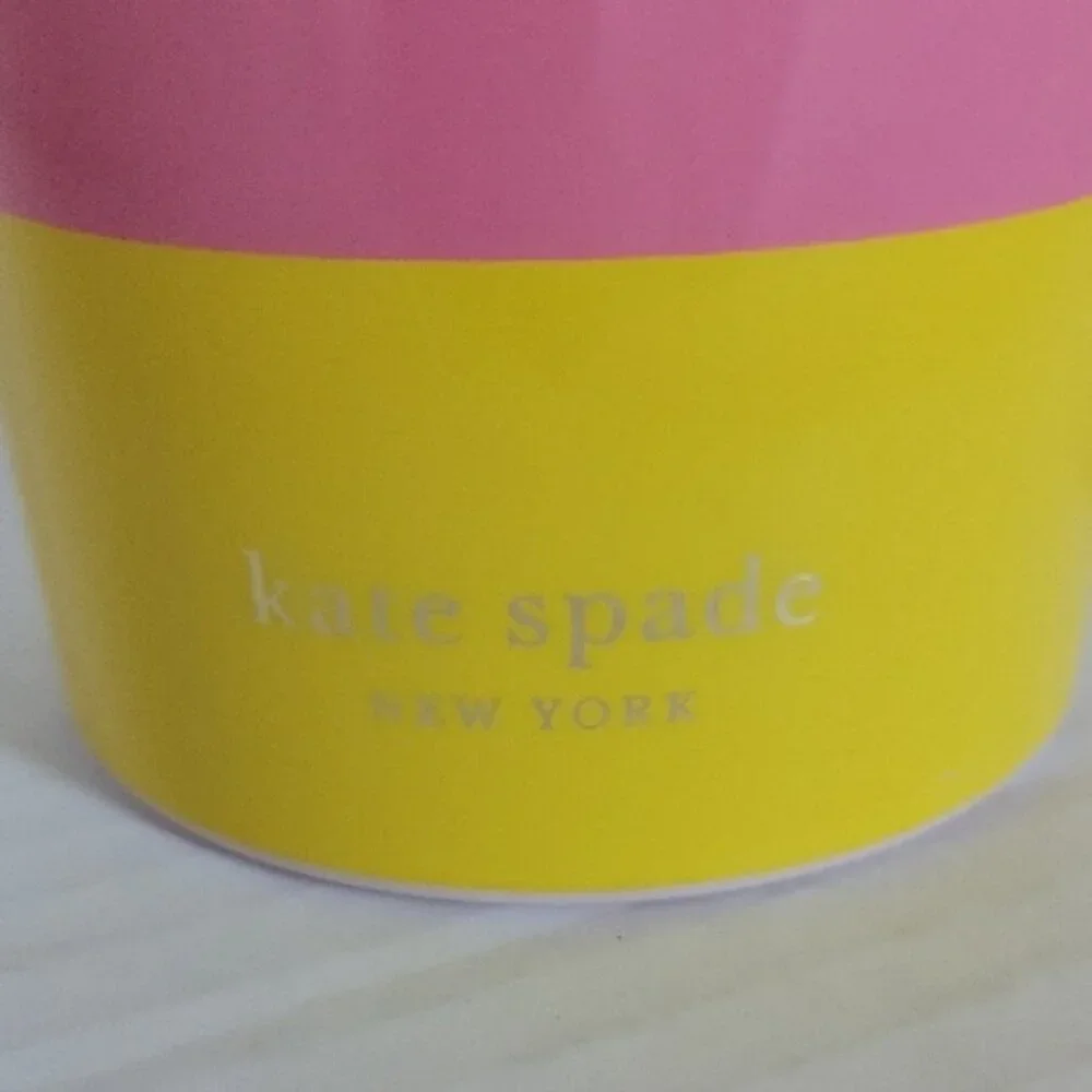 Kate Spade 20 Oz Color Block Cold Travel Tumbler Cup Mug Acrylic Berverage